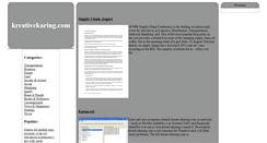 Desktop Screenshot of kreativekaring.com